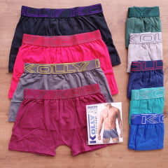 Cueca Box Adulto Algodão Kolly Original REF 050