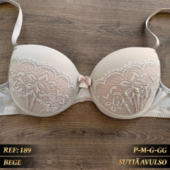 Sutiã Avulso Microfibra Rendado Ref 189